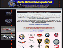 Tablet Screenshot of pnwmotorsportspark.com